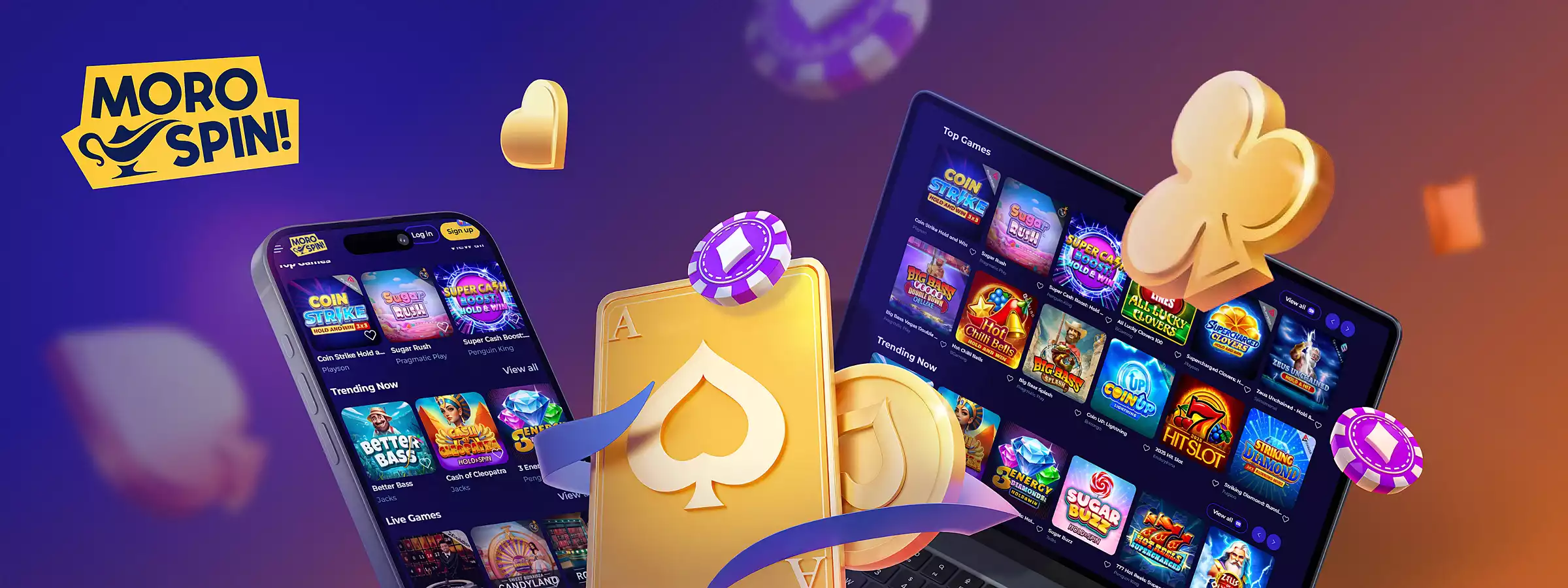 MoroSpin Casino App-Screenshot